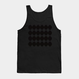 Seamless abstract pattern in black and white Tank Top